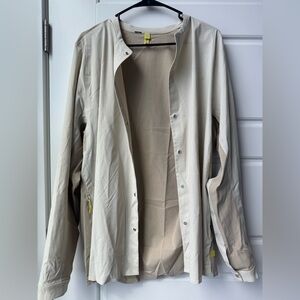 lululemon athletica Light Tan Shirt Jacket